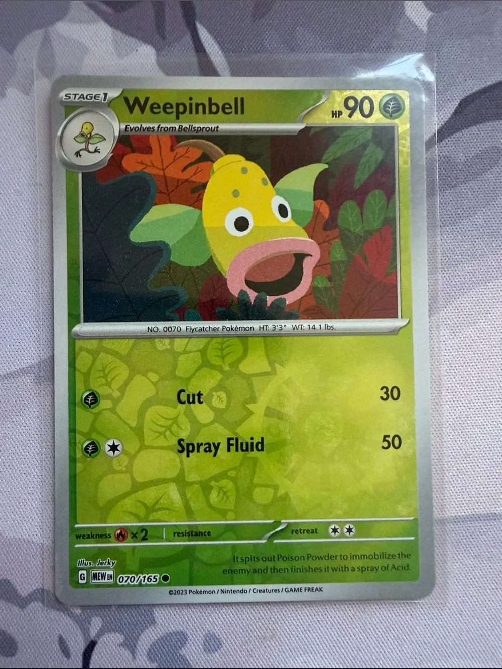 Bellsprout Weepinbell Victreebel Pokémon Reverse Holo Evolution Lot 🌿 ✨5/$25✨